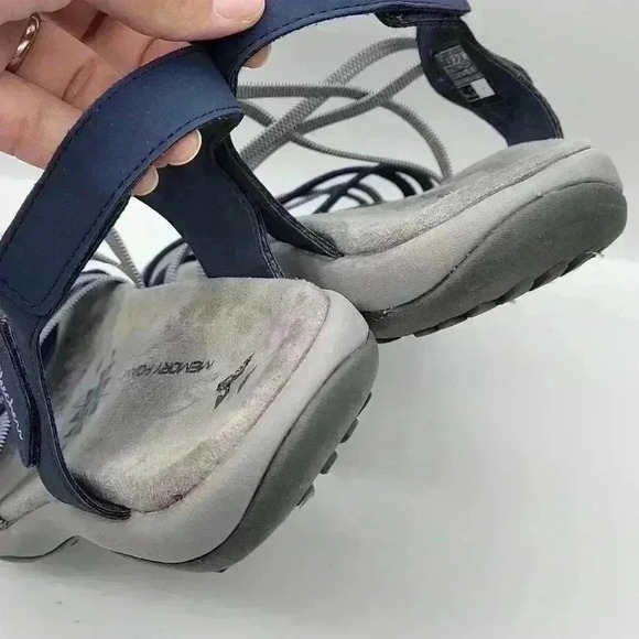 Skechers Womens Reggae Slim Takes Two Navy Blue Size 7 Super Light - Picture 4 of 12